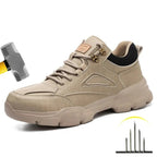 Tenis de segurança Titan anti-impacto antiderrapante impermeável resistente a desgaste e a furos