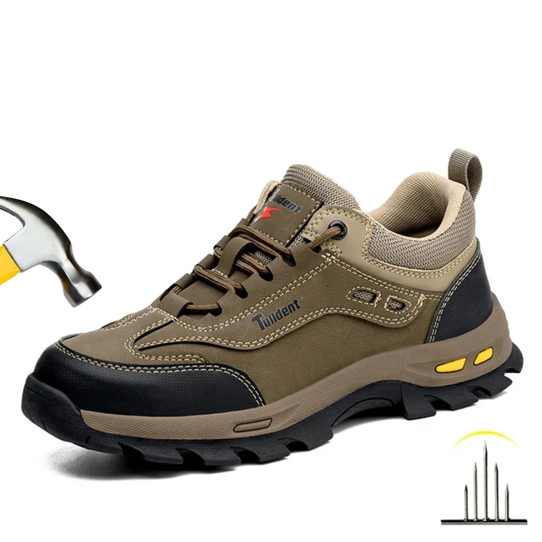 Tenis de segurança Duramax anti-impacto antiderrapante resistente a desgaste e a furos