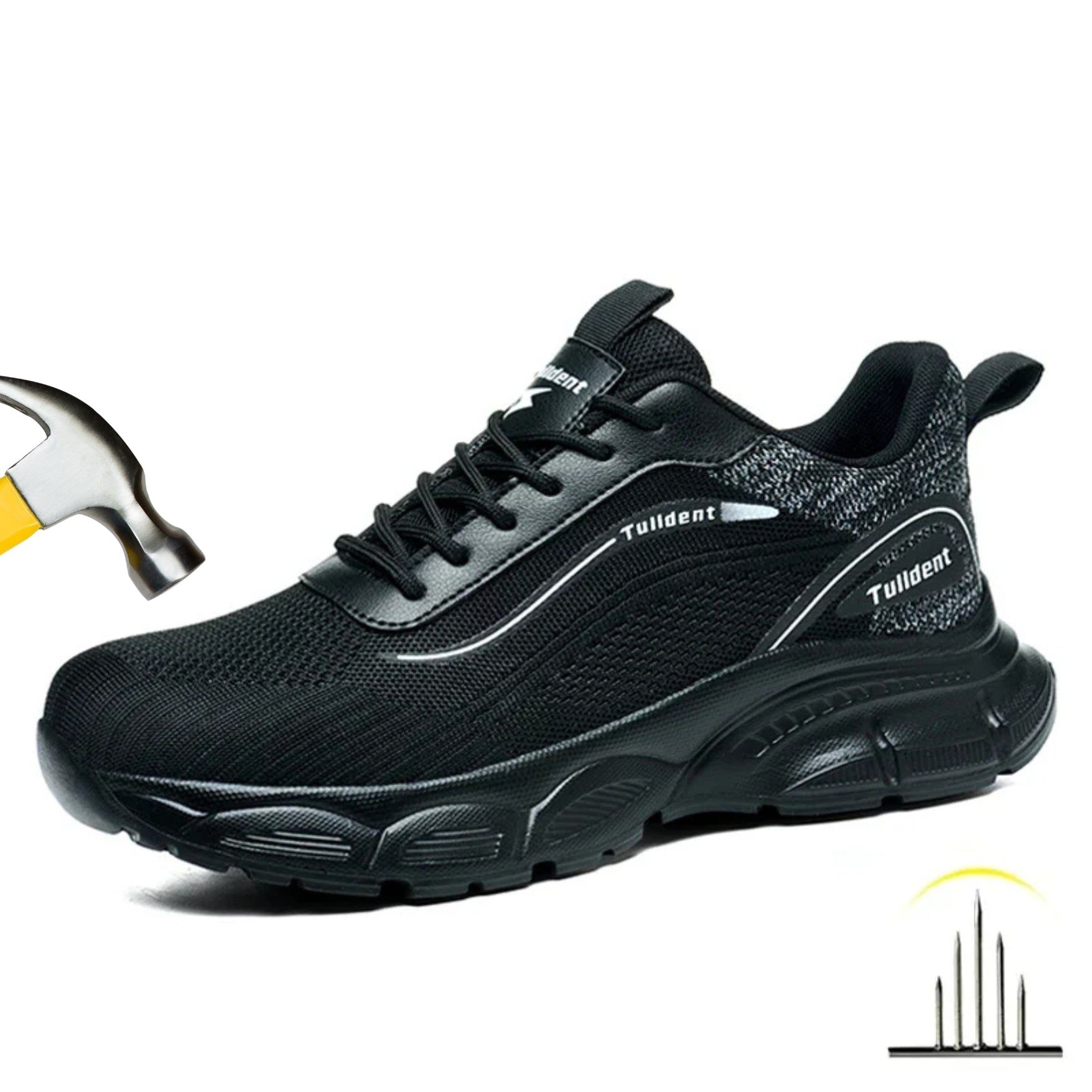 Tenis de segurança WorkForce anti-impacto antiderrapante resistente a desgaste e a furos