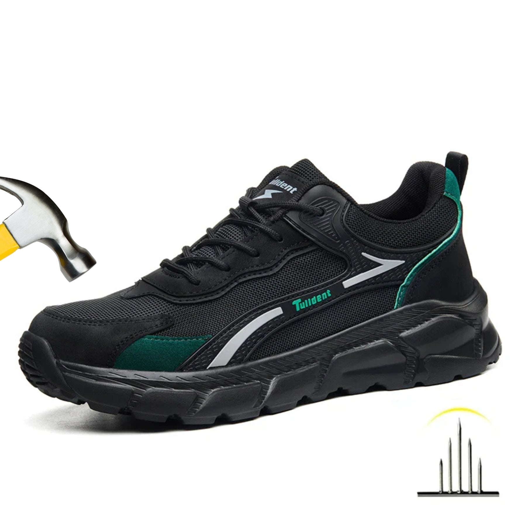 Tenis de segurança PrimeWork anti-impacto antiderrapante resistente a desgaste e a furos