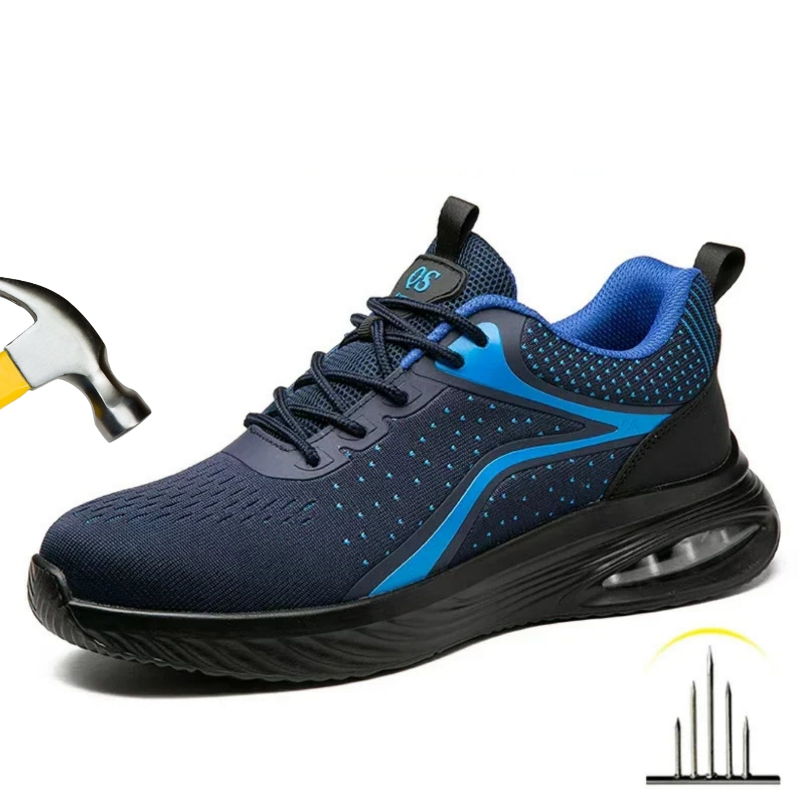 Tenis de segurança MaxForte anti-impacto antiderrapante resistente a desgaste e a furos