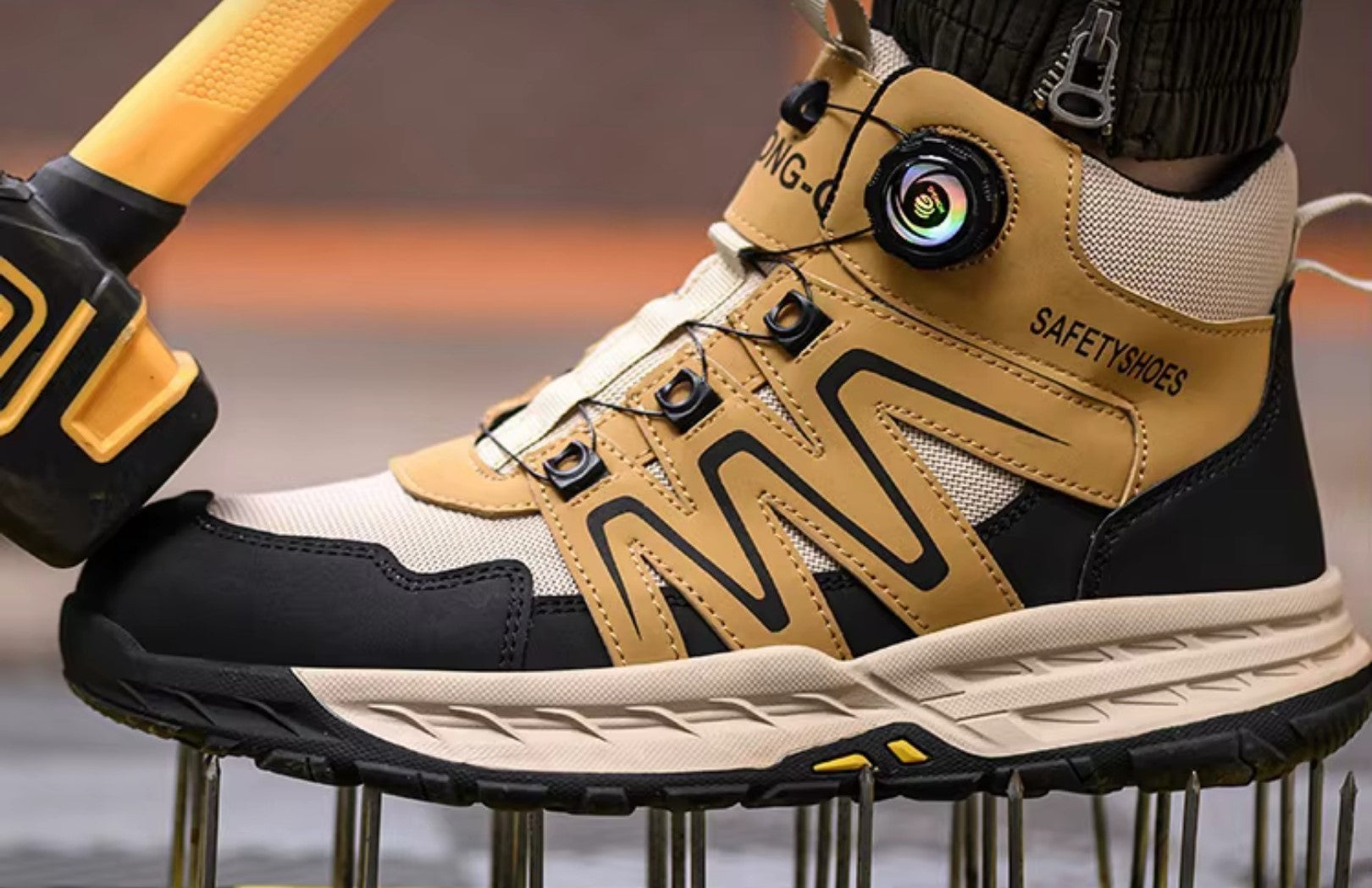 Tenis de segurança Endurance anti-impacto antiderrapante resistente a desgaste e a furos