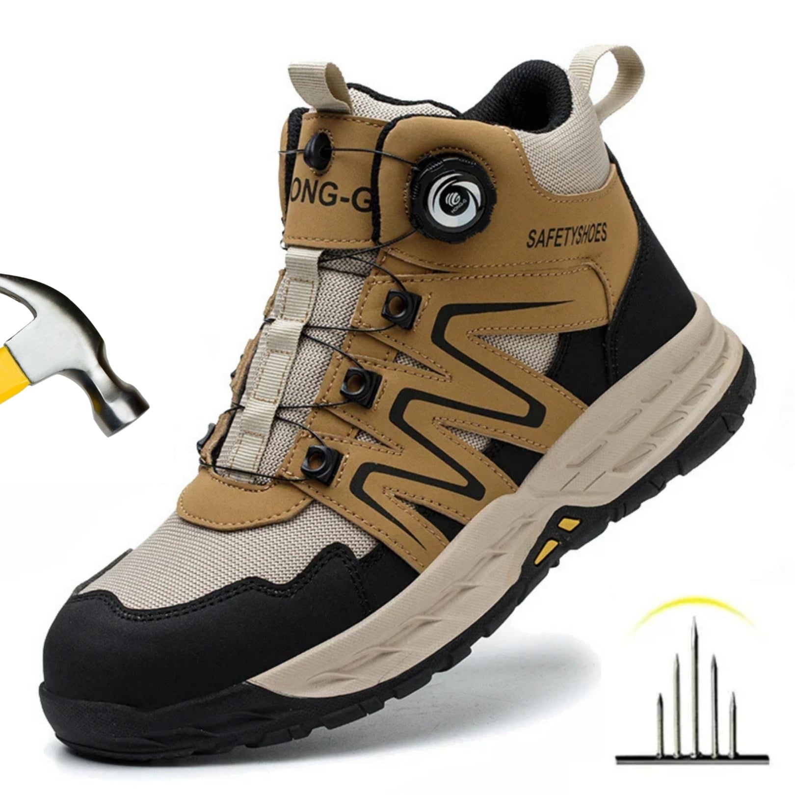 Tenis de segurança Endurance anti-impacto antiderrapante resistente a desgaste e a furos