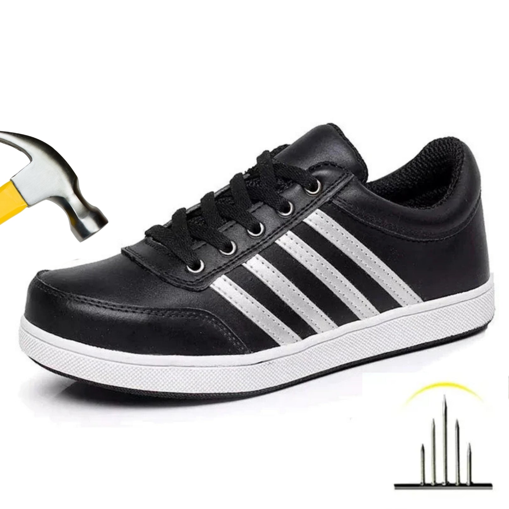 Tenis de segurança ToughOne anti-impacto antiderrapante resistente a desgaste e a furos