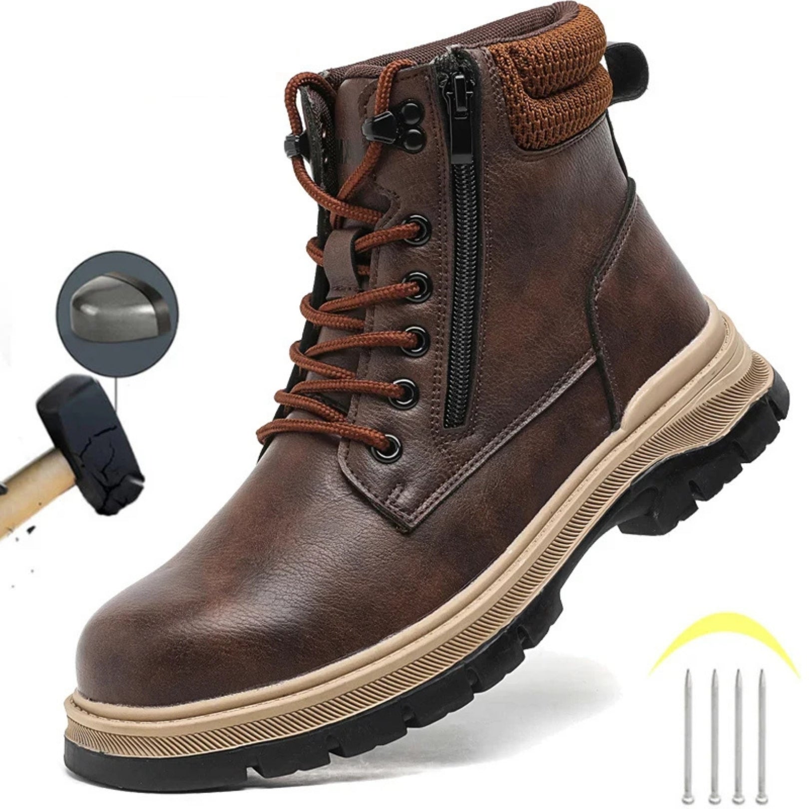 Tenis de segurança MasterWork anti-impacto antiderrapante resistente a desgaste e a furos