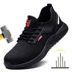 Tenis de segurança Vanguard anti-impacto antiderrapante resistente a desgaste e a furos