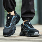 Tenis de segurança SafeTrack anti-impacto antiderrapante impermeável resistente a desgaste e a furos