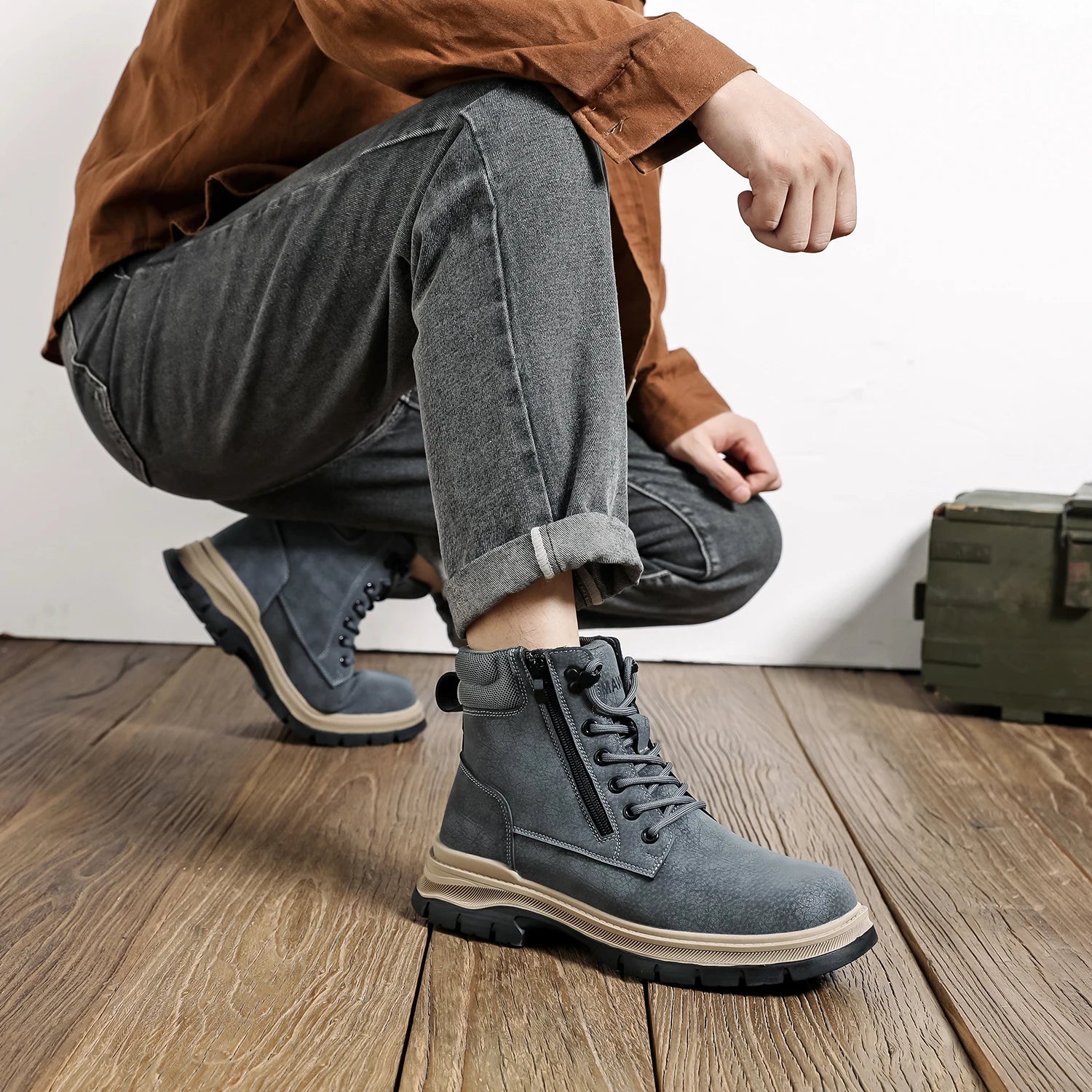 Tenis de segurança MasterWork anti-impacto antiderrapante resistente a desgaste e a furos