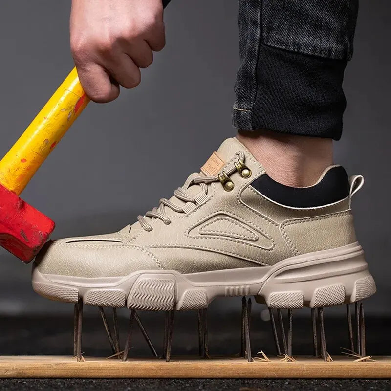 Tenis de segurança Titan anti-impacto antiderrapante impermeável resistente a desgaste e a furos
