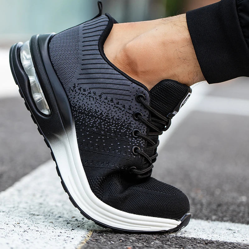 Tenis de segurança ForceStep anti-impacto antiderrapante resistente a desgaste e a furos