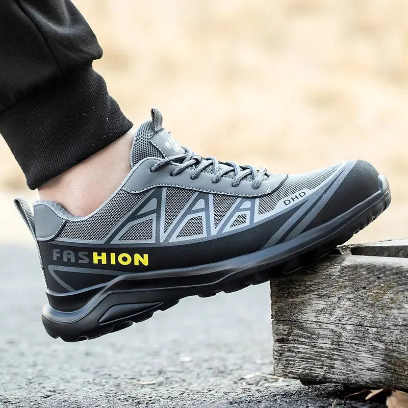 Tenis de segurança HardLine anti-impacto antiderrapante resistente a desgaste e a furos