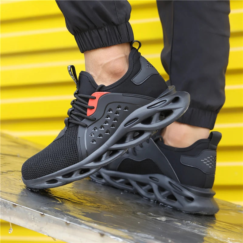 Tenis de segurança WorkFlex anti-impacto antiderrapante resistente a desgaste e a furos