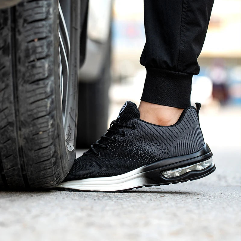 Tenis de segurança ForceStep anti-impacto antiderrapante resistente a desgaste e a furos