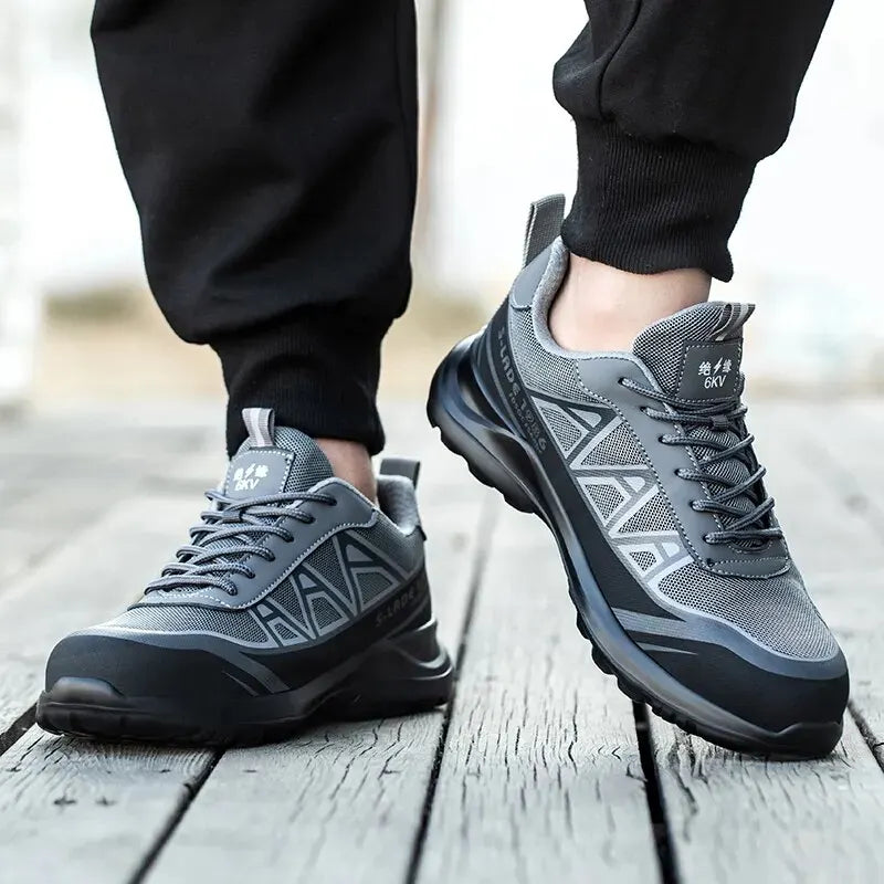 Tenis de segurança HardLine anti-impacto antiderrapante resistente a desgaste e a furos