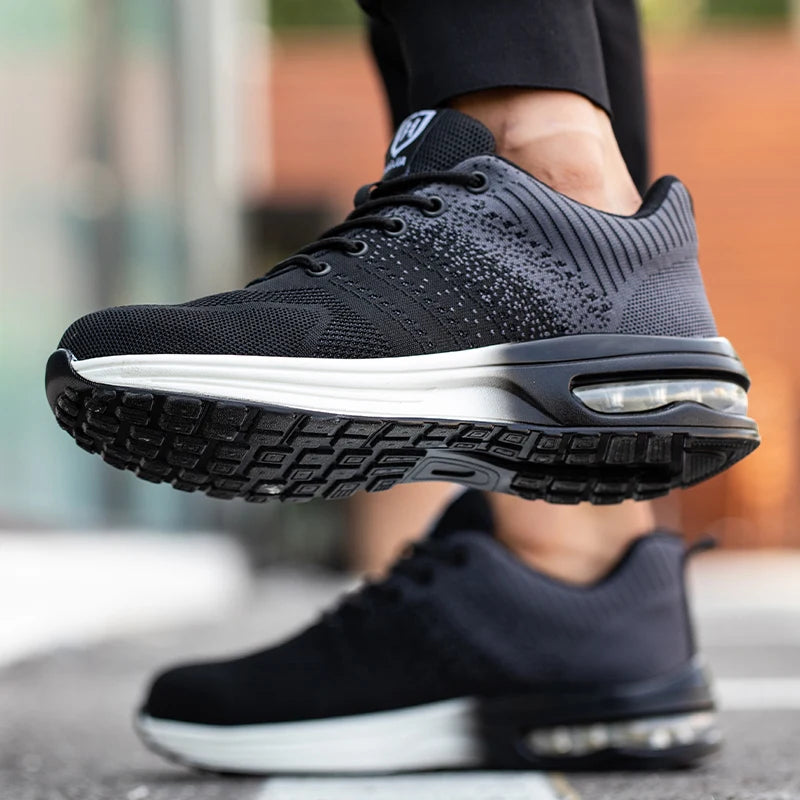 Tenis de segurança ForceStep anti-impacto antiderrapante resistente a desgaste e a furos