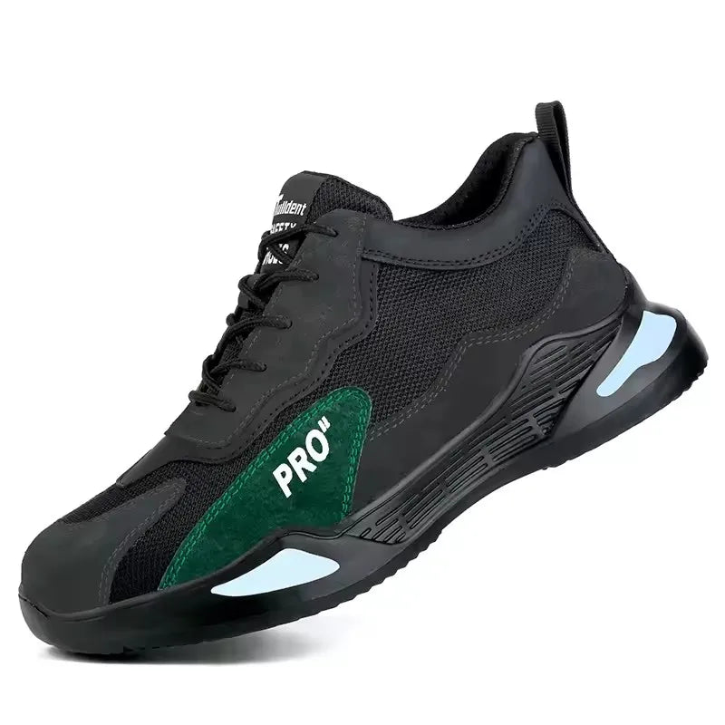 Tenis de segurança Robust-Pro anti-impacto antiderrapante resistente a desgaste e a furos