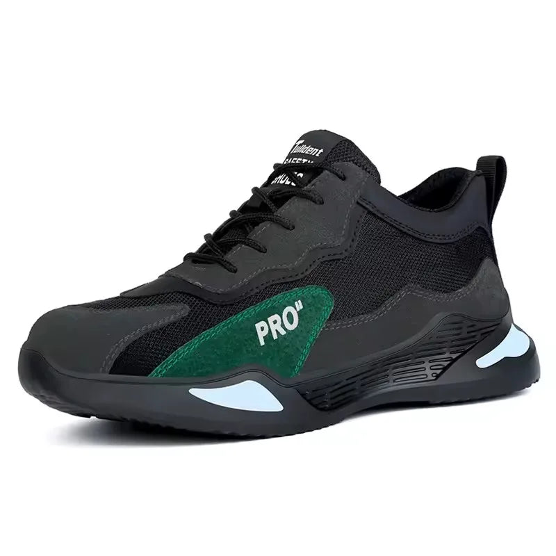 Tenis de segurança Robust-Pro anti-impacto antiderrapante resistente a desgaste e a furos